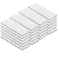 29 Stück Keramik-Wollschwamm, Bioethanol-Schwamm mit 2 Größen für Ethanol-Kamin Tischherd (20,3 x 30,5 cm)