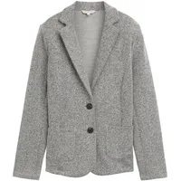 Tom Tailor Gr. L (40), grau (grey heringbone boucle) Damen Blazer mit Taschen