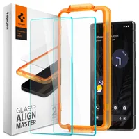 SPIGEN Glass Align Master Clear 2 Pack - Google