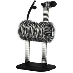 PawHut Kratzbaum Spanplatte, Jute, Plüsch (100% Polyester)