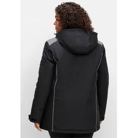 sheego Funktionsjacke in schwarz | Gr.: 46