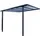 BECKMANN Terrassendach TREND Gr. 2 312 x 300 cm grau