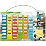 ROTH Stundenplan im A3 Format mit Klipp&Klar Tagesfarben, Klebenotizen