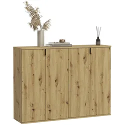 Schuhschrank Projekt X ca.122x97x34cm Eichefarben