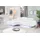 Cotta Ecksofa Komaris, Ecksofa, wahlweise mit RGB-LED-Beleuchtung und Bettfunktion/Bettkasten, weiß