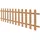 vidaXL Lattenzaun WPC 200 x 60 cm braun