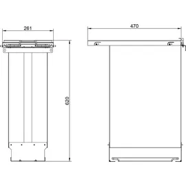 Naber Cox Giallo 30 l Silber