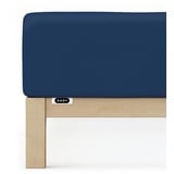 schlafgut Easy Jersey Elasthan Boxspring 120 x 200 - 130 x 220 cm blue deep