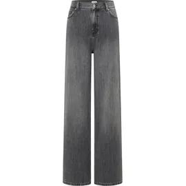 Mustang Damen Jeans Style Luise Wide, schwarz hell - 30x30