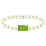 Thomas Sabo Armband »THOMAS x HARIBO Schmuck: Perlenarmband mit Goldbär«, mit Kristallglas - Süßwasserzuchtperle,