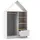 CaliCosy Kinderkleiderschrank LÉONIE 45 x 180 x 110 cm Holz lackiert weiß