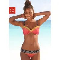 KangaROOS Bügel-Bikini, mit trendigen Details im Leoprint KangaROOS orange-gelb