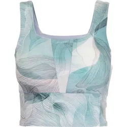 VENICE BEACH Damen Top VB_Aaliyah DCAO Sport Top, AOP ginkgo leaves, M