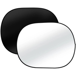 BRESSER Falthintergrund BR-3 Faltbarer Hintergrund 150x200cm 2-seitig schwarz/weiß schwarz|weiß