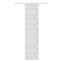 Home fashion Schiebevorhang Effektvoile Scherli Raute, Polyester, Anthrazit, 245 x 60 cm