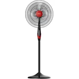 Tornado 45 cm Standventilator Schwarz/Rot