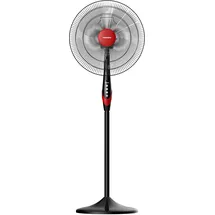 Tornado 45 cm Standventilator Schwarz/Rot