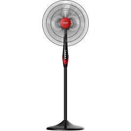 Tornado 45 cm Standventilator Schwarz/Rot