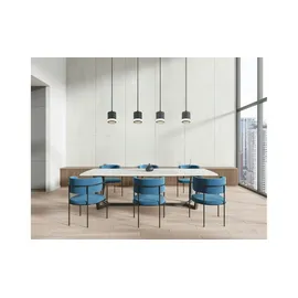 GLOBO Lucero 4-flg. 80 x 120 cm zylinderförmig schwarz-weiß Kunststoff-Metall