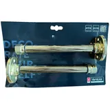 Duraline 2 Regalträger Regalhalter Wandträger Wandhalter Metall goldfarben