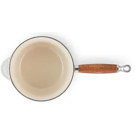 Le Creuset Tradition Profitopf 18 cm meringue mit Holzgriff