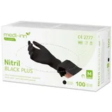 Medi-Inn Nitril black plus Einmalhandschuhe; schwarz, puderfrei latexfrei L | 1000 Stück)