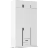 Rauch Wäscheschrank GAMMA 136 x 248 x 54 cm Alpinweiß