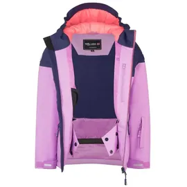 TROLLKIDS Hallingdal Jacke - Light Violet / Deep Violet / Coral Pink - 140 cm