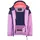 TROLLKIDS Hallingdal Jacke - Light Violet / Deep Violet / Coral Pink - 140 cm