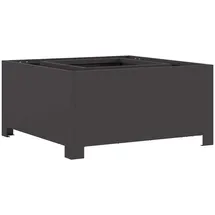 vidaXL Feuerplatz Schwarz 60 X 60 X 30 Cm Kaltgewalzter Stahl Vidaxl