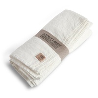 Kardelen Lovely Tischdecke Leinen off-white 100 x 100 cm