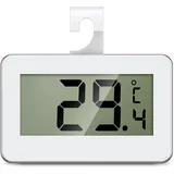 ORIA Digitale Kühlschrank Thermometer, Mini Gefrierschrank Thermometer, Wasserdichte Refrigerator Thermometer, Frost Alarm, LCD-Anzeige, für Küche, Restaurants, Bars, Cafés