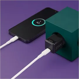 Hama Schnellladegerät Super-Mini-Charger USB-C PD 25 W Schwarz