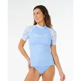 Rip Curl RipCurl Pacific Coast Upf Ss Rashvest sky blue XS