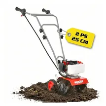 Hecht Motorhacke Benzin 25 cm Arbeitsbreite 19,5 cm Arbeitstiefe 2 PS