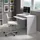 Habitdesign Schreibtisch - weiß, 90x54x79h cm - Weiß