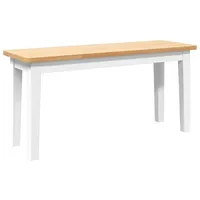 VidaXL Bank 90 cm Massivholz Gummibaum