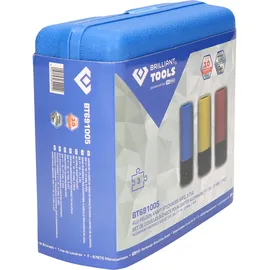 BRILLIANT TOOLS 1/2" Alu-Felgen-Kraft-Stecknuss-Satz 17 / 19 / 21 mm 3-tlg