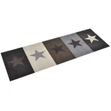 vidaXL Küchenteppich Waschbar Sterne 60x300 cm