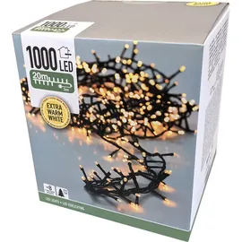 ECD Germany LED-Lichterkette Cluster 20 m Grün