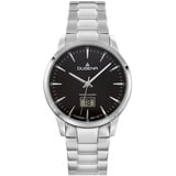 Dugena Herren Uhr 4460857 Momentum Funk Edelstahl - Silber/Schwarz