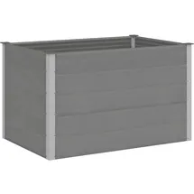 vidaXL Garten-Hochbeet WPC 150 x 100 x 91 cm Grau