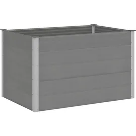 vidaXL Garten-Hochbeet WPC 150 x 100 x 91 cm Grau