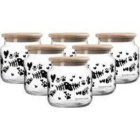 Ritzenhoff & Breker Mika Cat Leckerli-Dose mit Deckel ø 10 cm 6er Set