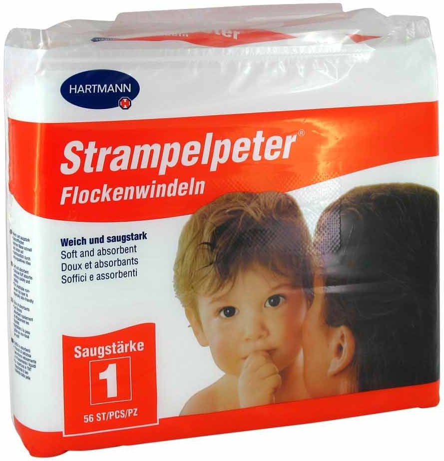 Produktbild Strampelpeter Flockenwindeln Saugstärke 1