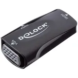 DeLock 66560 HDMI / Adapter HDMI-A Buchse zu VGA Buchse 1080p mit Audio