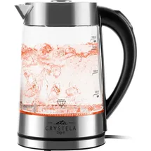 eta | omega ETA Glas-Wasserkocher Crystela Digi II I Temperatureinstellung 50-100°C I 1,7 l, 2200 W - 2 Jahre Gewährleistung - mind. 14 Tage Rückgaberecht