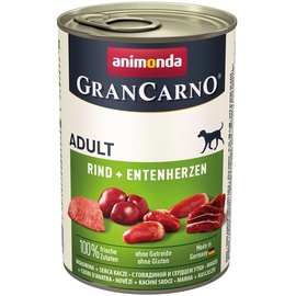 Animonda GranCarno Adult Rind & Entenherzen 24 x 400 g