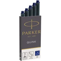 Parker Tintenpatronen für Füller blau, 5 St.