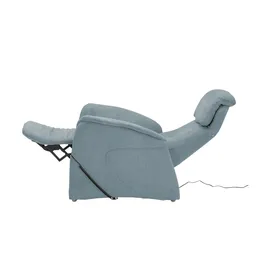 Hukla Relaxsessel Pierre Flachgewebe 75 x 108 x 87 cm Blau elektrisch